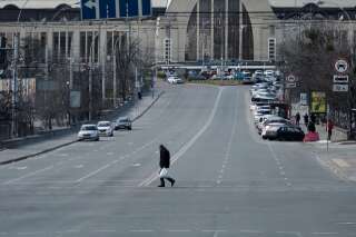 En Ukraine, deux fonctionnalités de Google Maps suspendues pour protéger les civils (photo d'illustration: Kiev, le 27 février 2022).