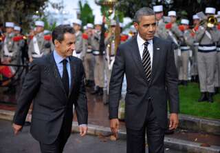 Nicolas Sarkozy et Barack Obama, ici à Cannes le 4 novembre 2011.