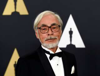Hayao Miyazaki pris en photo le 8 novembre 2014 à Los Angeles en Californie.