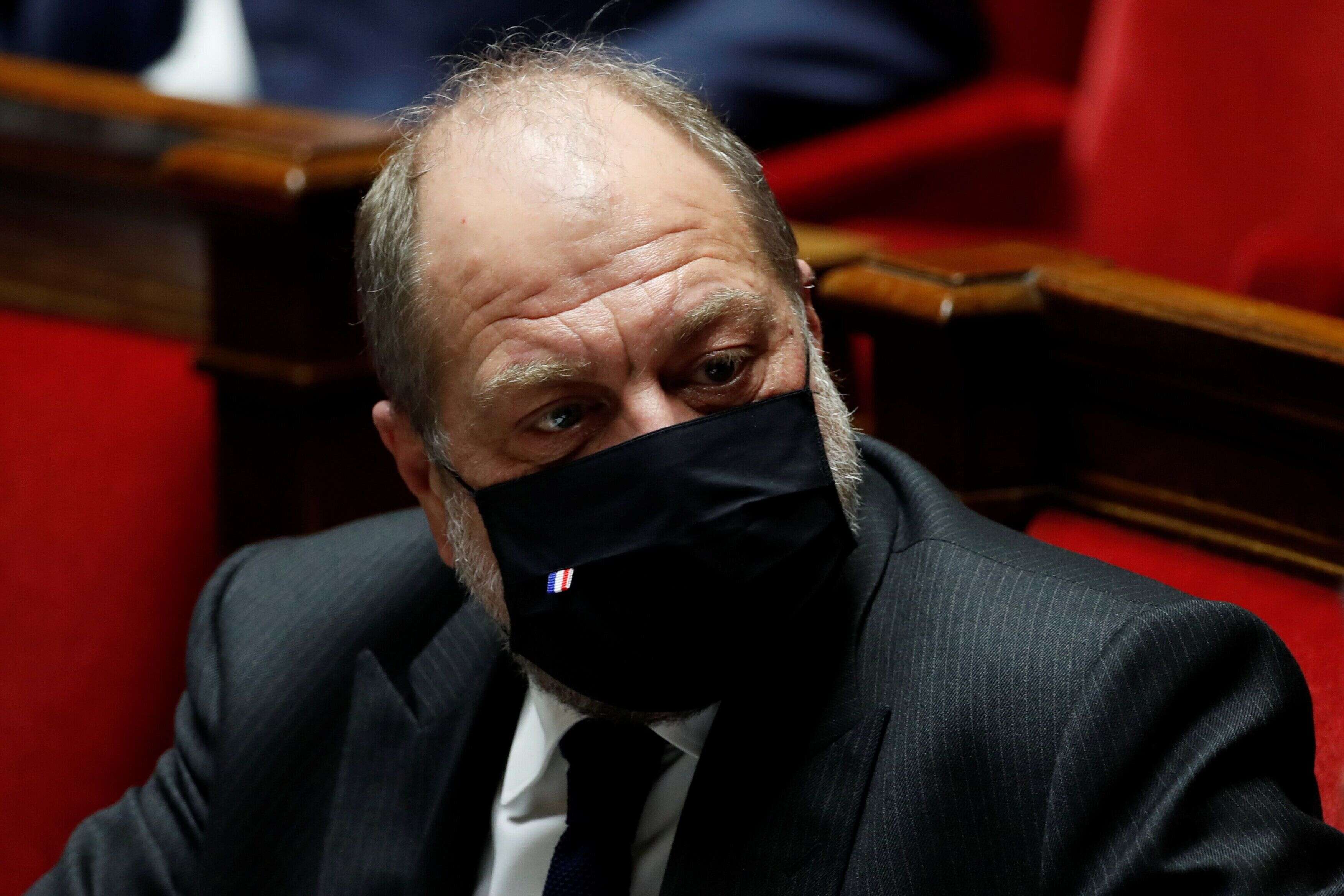 Éric Dupond-Moretti, ici photographié le 12 janvier à l'Assemblée nationale, à Paris, est désormais officiellement visé par une enquête de la Cour de justice de la République pour 