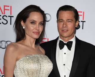 Angelina Jolie et Brad Pitt lors de l'avant-première de 