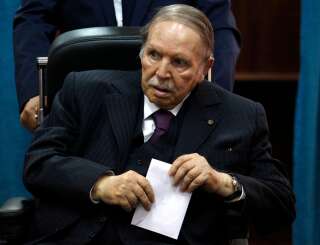 L'ancien président algérien Abdelaziz Bouteflika, en mai 2017 (AP Photo/Sidali Djarboub)