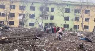Un hôpital pédiatrique a été touché par un bombardement russe, ce mercredi 9 mars, à Marioupol.