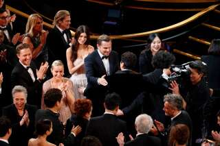 Leonardo DiCaprio et Camila Morrone aux Oscars, le 9 février 2020