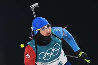 Jeux olympiques d'hiver 2018: déception pour Martin Fourcade, privé de médaille pour son entrée en lice