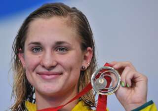 La nageuse Maddie Groves médaillée de bronze lors des jeux du Commonwealth, à Glasgow le 28 juillet 2014