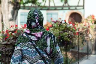 Une femme musulmane dans la rue (photo prétexte)