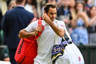 Federer renonce à son tour aux Jeux Olympiquyes (Photo prétexte de Roger Federer à Wimbledon en 2021 par TPN/Getty Images)