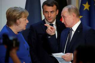 Les points de tension qui attendent Macron et Poutine à leur entretien sur l'Ukraine (photo de décembre 2019)