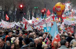 Manifestation contre la réforme des retraites le jeudi 9 janvier à Paris