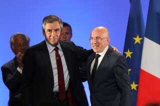 François Fillon et Éric Ciotti en avril 2017 durant la campagne présidentielle.