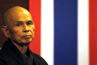 Le moine bouddhiste Thich Nhat Hanh en octobre 2020.