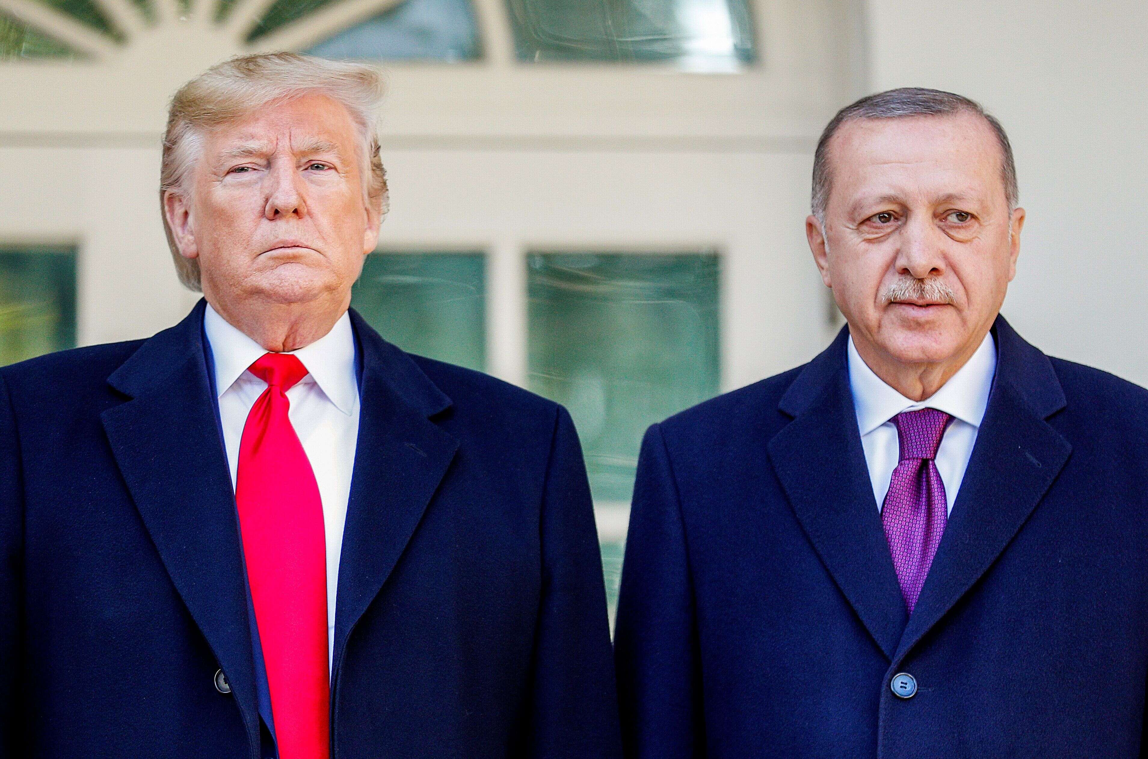 Donald Trump et Recep Tayyip Erdogan à la Maison Blanche à Washington le 13 novembre 2019.