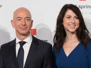 MacKenzie et Jeff Bezos divorcent, le patron d'Amazon conserve le contrôle de ses actions (Photo prise le 24 avril 2018).