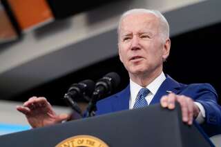 Le président américain, Joe Biden, ici le 4 mars 2022, va interdire l'importation de pétrole russe en raison de la guerre en Ukraine.