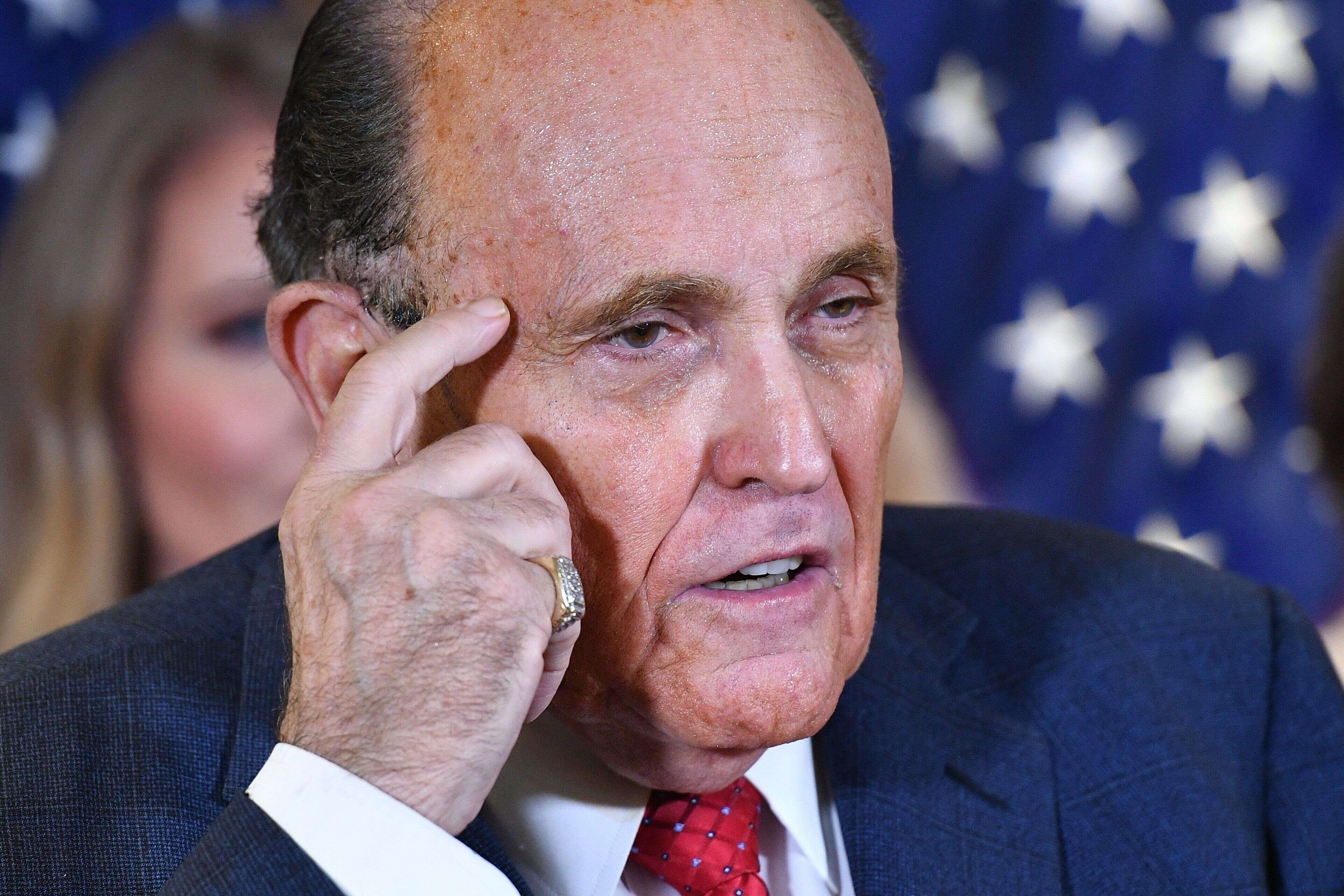 Rudy Giuliani, ici à Washington aux États-Unis, le 19 novembre 2020.