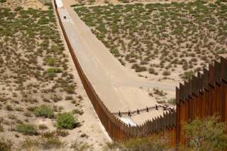 Une partie du mur à la frontière du Mexique et es États-Unis, le 28 août 2019.