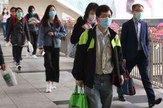 L'inquiétude face au nouveau coronavirus dépasse les frontières de Wuhan, comme ici à Hong Kong le 24 janvier.