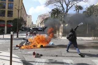 En Corse, en soutien à Yvan Colonna, des lycéens manifestent à Ajaccio, plusieurs blessés