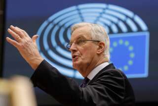 Michel Barnier photographié en décembre 2020 à la Commission européenne.