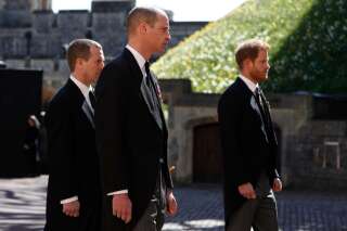 Obsèques du prince Philip: les princes Harry et William réunis