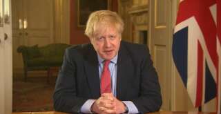 Le Premier ministre britannique Boris Johnson, ici ce 23 mars, a décrété un confinement national pendant au moins trois semaines.