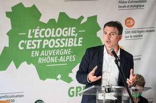 Le maire de Grenoble, Éric Piolle, lors d'une conférence de presse à Lyon le 26 mai (illustration)