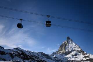 Image de la station de ski de Zermatt dans les Alpes suisses le 28 novembre 2020.