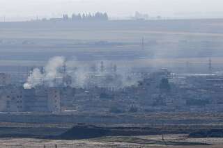 La ville de Ras al-Ain en Syrie, une semaine après le début de l'offensive menée par la Turquie contre les forces Kurdes