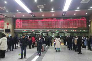 Une des gares de Wuhan.