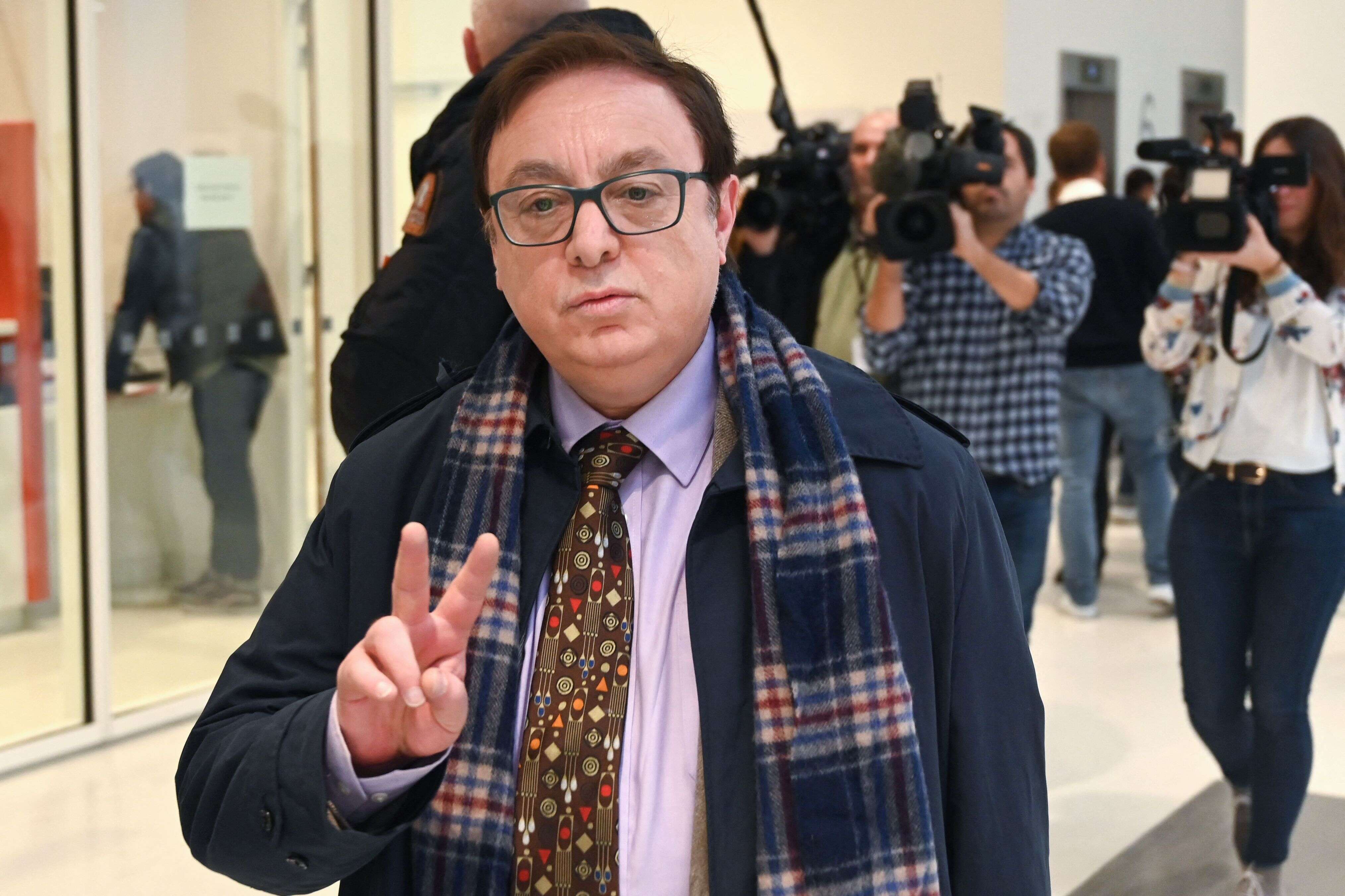 Jean-Francois Jalkh arrivant au Tribunal de Grande Instance de Paris le 6 novembre 2019.