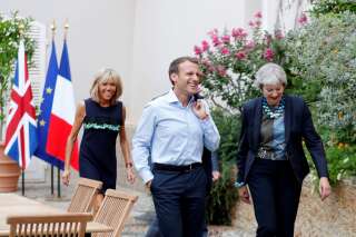 Emmanuel Macron a reçu Theresa May à Brégançon pour parler des relations futures entre Paris et Londres