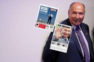 Après la mort de Serge Dassault, la Une du Figaro en berne, celle de Libération plus sarcastique