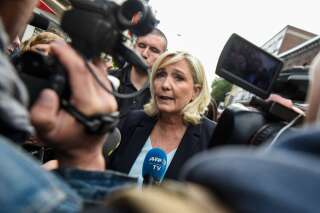Marine Le Pen, ici le 8 septembre à Hénin-Beaumont, a confié à des journalistes qu'elle ne souhaitait pas 