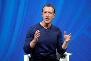 La patron de Facebook Mark Zuckerberg au sommet Viva Tech à Paris, le 24 mai 2018.
