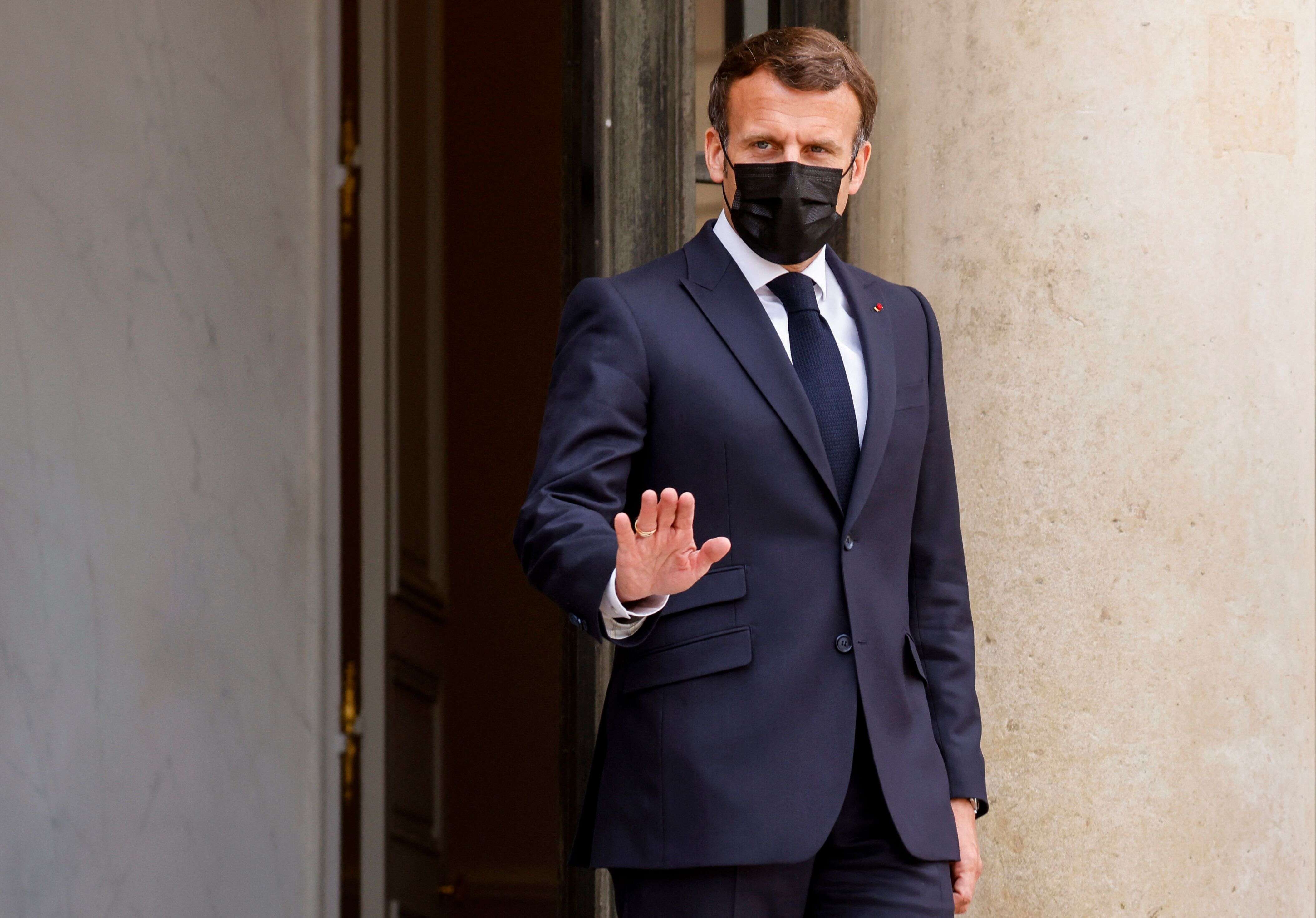 Le Président Emmanuel Macron, à Paris, le 29 avril 2021