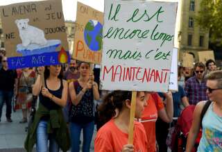 Une marche pour le climat organisée à Bordeaux, le 13 octobre 2018.