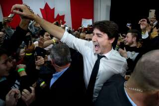 Au Canada, les libéraux de Trudeau en tête, selon les premières projections