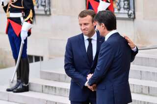 Emmanuel Macron et Giuseppe Conte à l'Elysée en juin 2018.