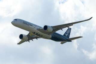Après une méga-commande, Airbus promet de livrer 680 avions en 2019, moins que prévu (photo d'illustration d'un Airbus A350 XWB en Allemagne en 2018)