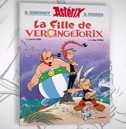 Voici la couverture du dernier Asterix, 