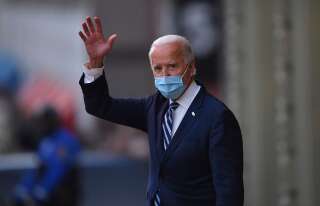 Joe Biden, le 10 novembre après un discours à la salle de spectacles Queen Theater à Wilmington, aux États-Unis