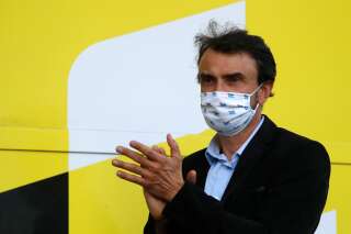 Tour de France: le maire de Lyon Grégory Doucet aux côtés du maillot... vert