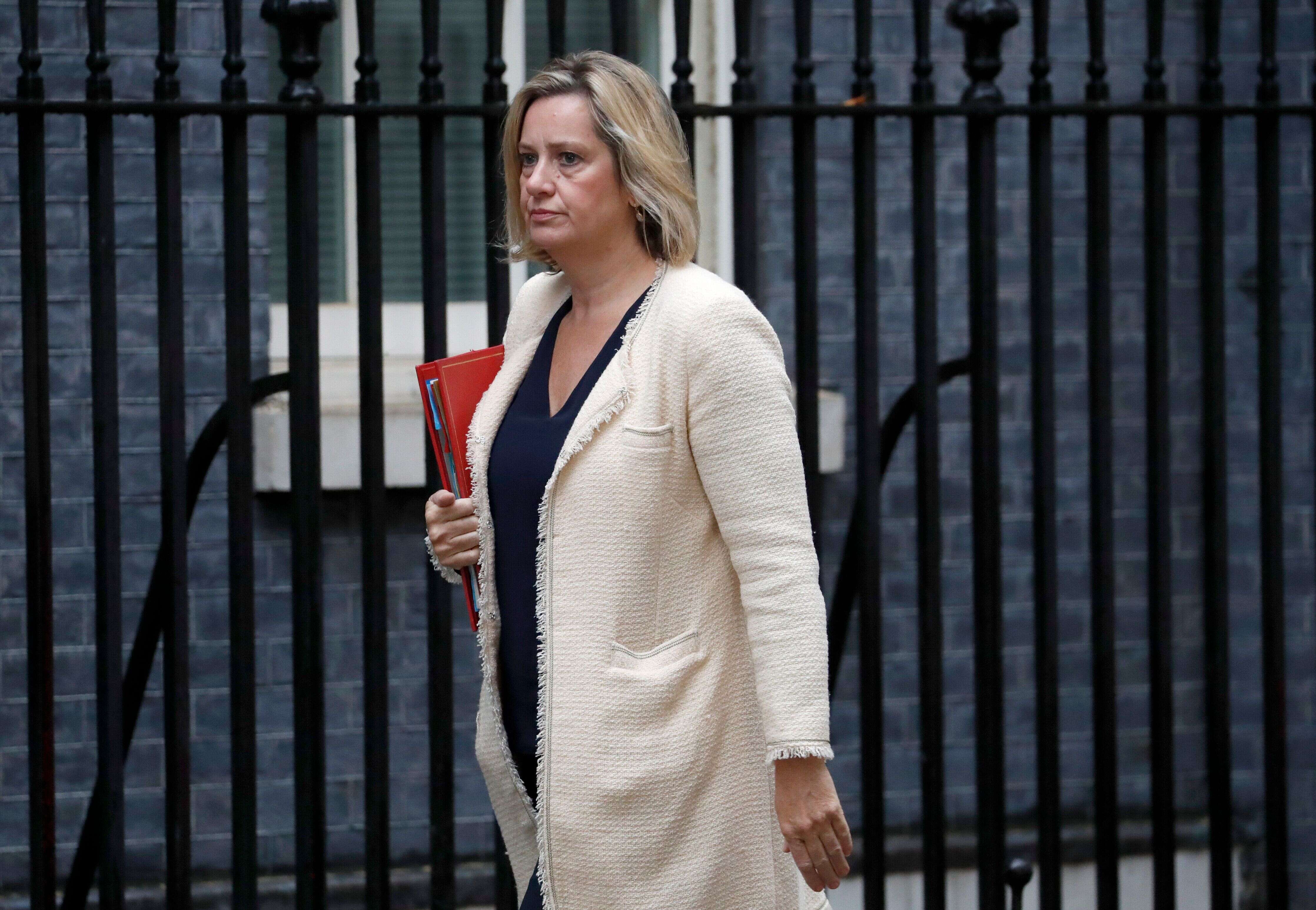 Amber Rudd, ici le 4 septembre 2019 à Londres, a démissionné de son poste de ministre du Travail du gouvernement Johnson.