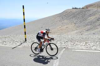 Sur le Tour de France 2021, le Mont Ventoux sera escaladé deux fois en une étape (photo: Richie Porte le 6 août 2020)