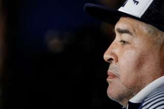 Mort de Diego Maradona: l'Argentine décrète trois jours de deuil (photo d'archive de Diego Maradona en mars 2020)