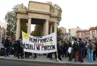 Des manifestations à Toulouse en hommage à Rémi Fraisse, le 26 octobre 2016