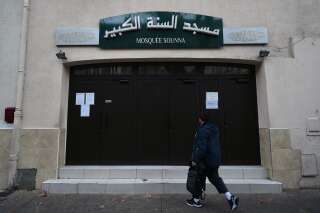 La mosquée As Sounna, vue le 1er décembre 2017 à Marseille: la préfecture de police des Bouches-du-Rhône avait ordonné la fermeture de cette mosquée du centre-ville pour six mois, en raison des prêches radicaux d'un imam salafiste.