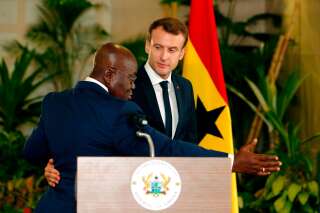Emmanuel Macron et le président ghanéen Nana Akufo-Addo, ici le 30 novembre 2017, se rencontrent ce 11 juillet à l'Élysée.