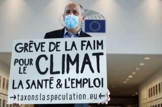 Pourquoi Pierre Larrouturou, eurodéputé français, est en grève de la faim (photo du 28 octobre 2020)